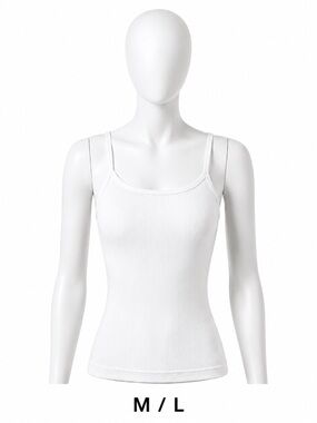 Bombas Seamless Built-In Bra Cami Tank White M/L